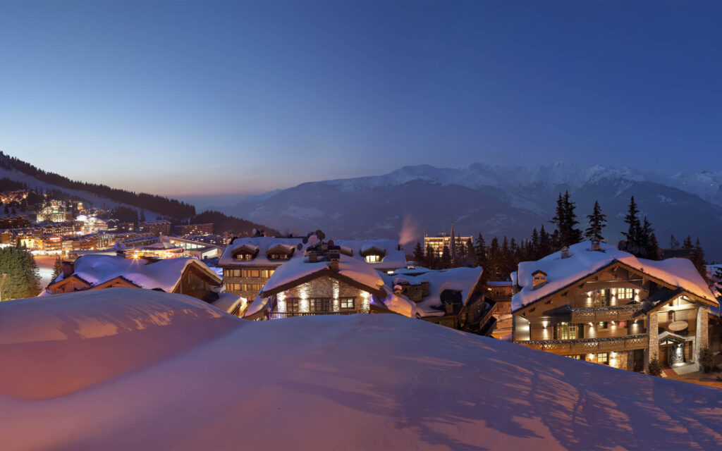 courchevel night view