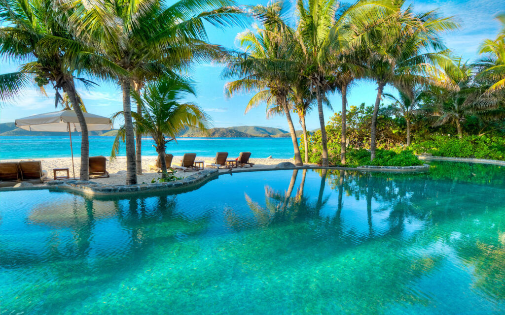 necker island beach pool infinity