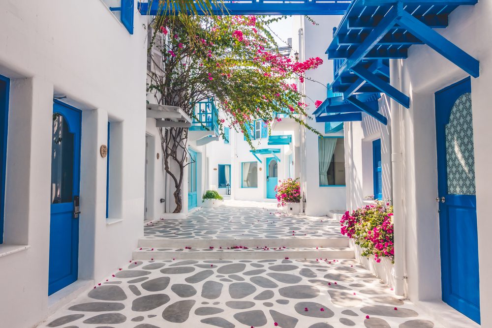 street in Santorini