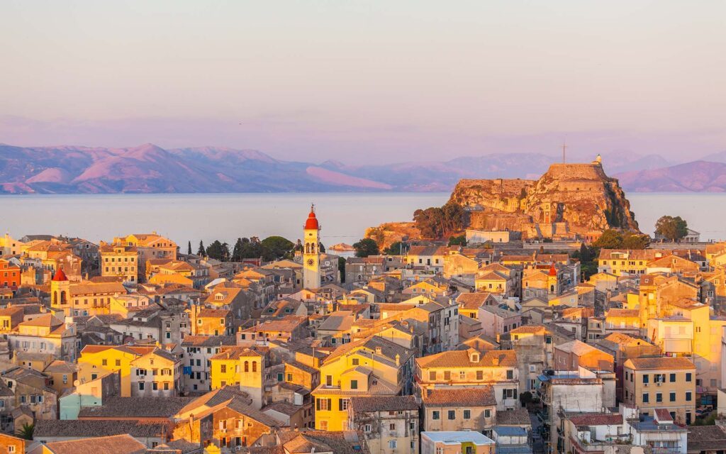 Corfu town