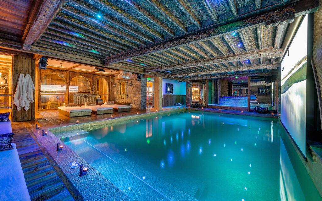 Spa area in Chalet Marco Polo